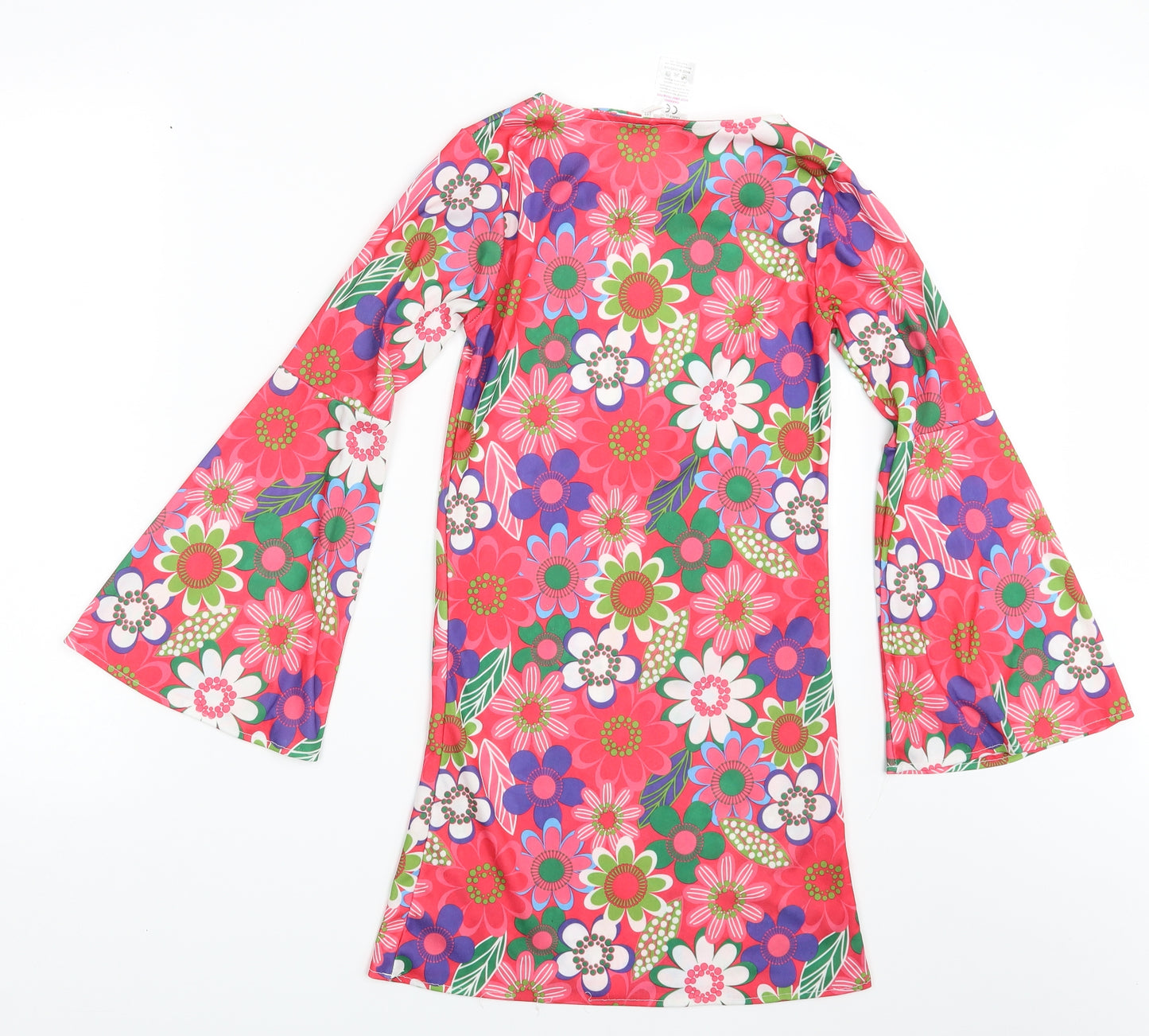 Wicked Womens Multicoloured Floral  A-Line  Size 8