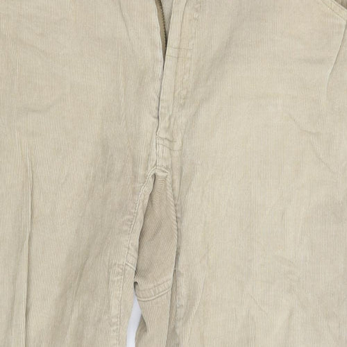 NEXT Mens Beige  Corduroy Straight Jeans Size 32 in L26 in