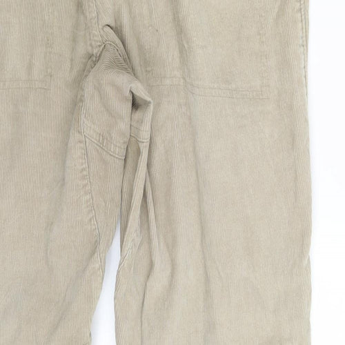 NEXT Mens Beige  Corduroy Straight Jeans Size 32 in L26 in