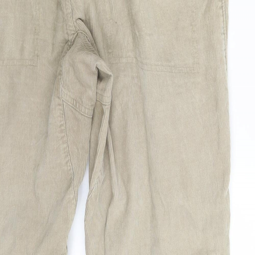 NEXT Mens Beige  Corduroy Straight Jeans Size 32 in L26 in