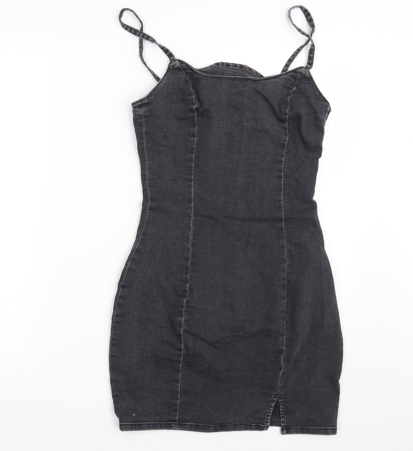 Divided Womens Grey  Denim Pencil Dress  Size 12