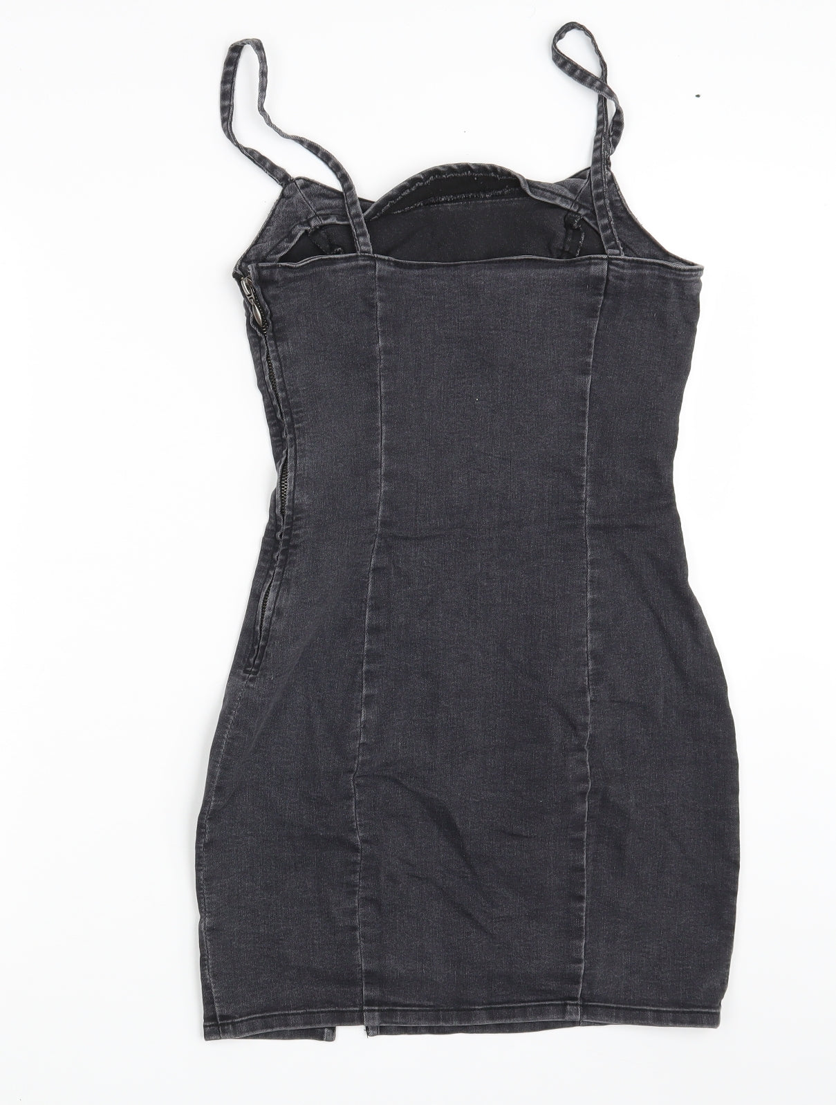 Divided Womens Grey  Denim Pencil Dress  Size 12