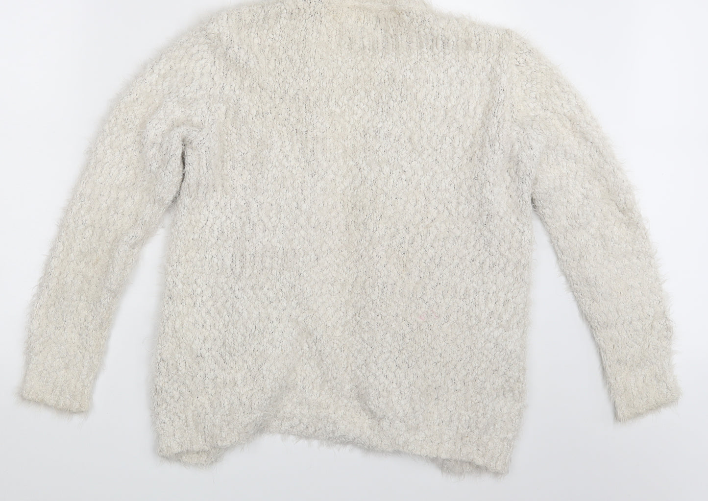 Papaya Womens White   Cardigan Jumper Size M