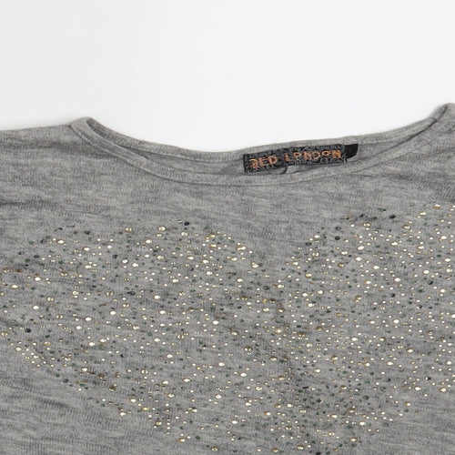 QED London Womens Grey   Pullover Jumper Size S