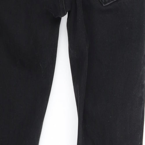 Topman Mens Black  Denim Skinny Jeans Size 30 in L27 in