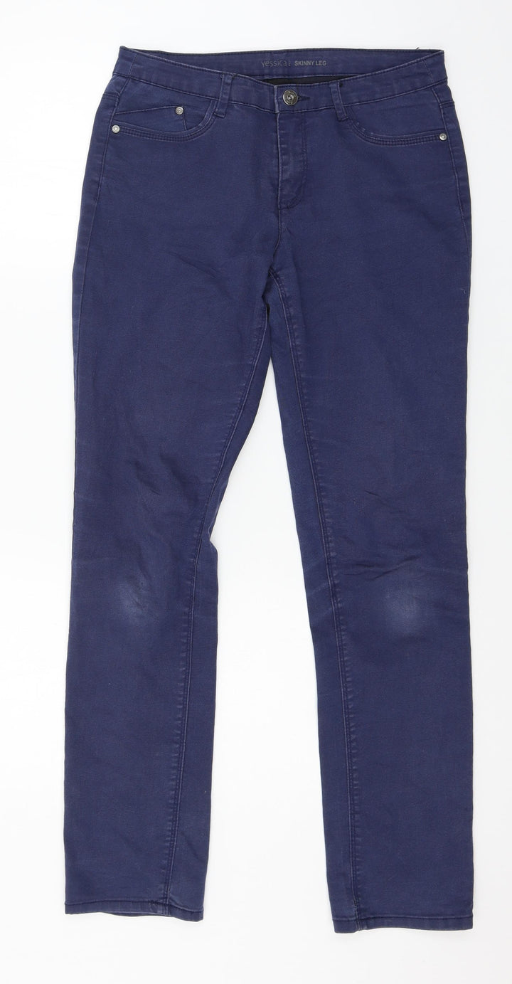 Yessica Womens Blue Denim Bootcut Jeans Size 30 in L29 in