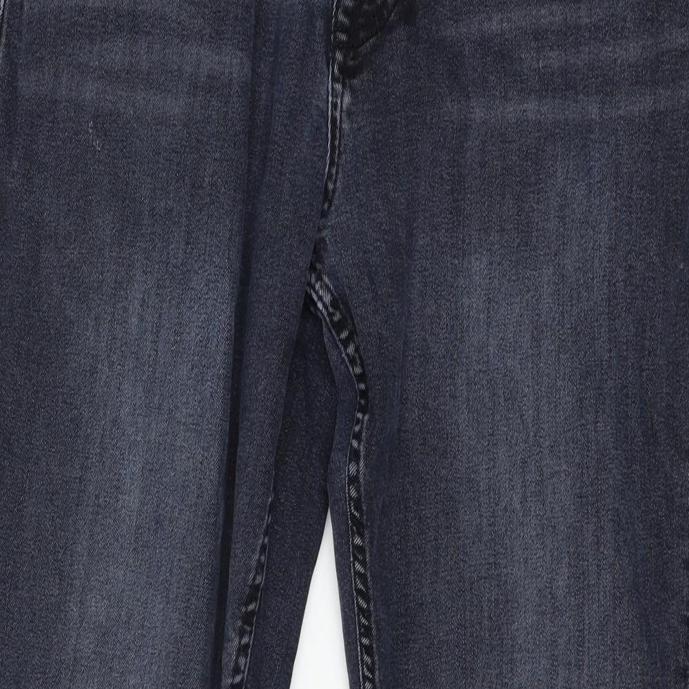 Denim & Co. Mens Blue  Denim Straight Jeans Size 36 in L32 in