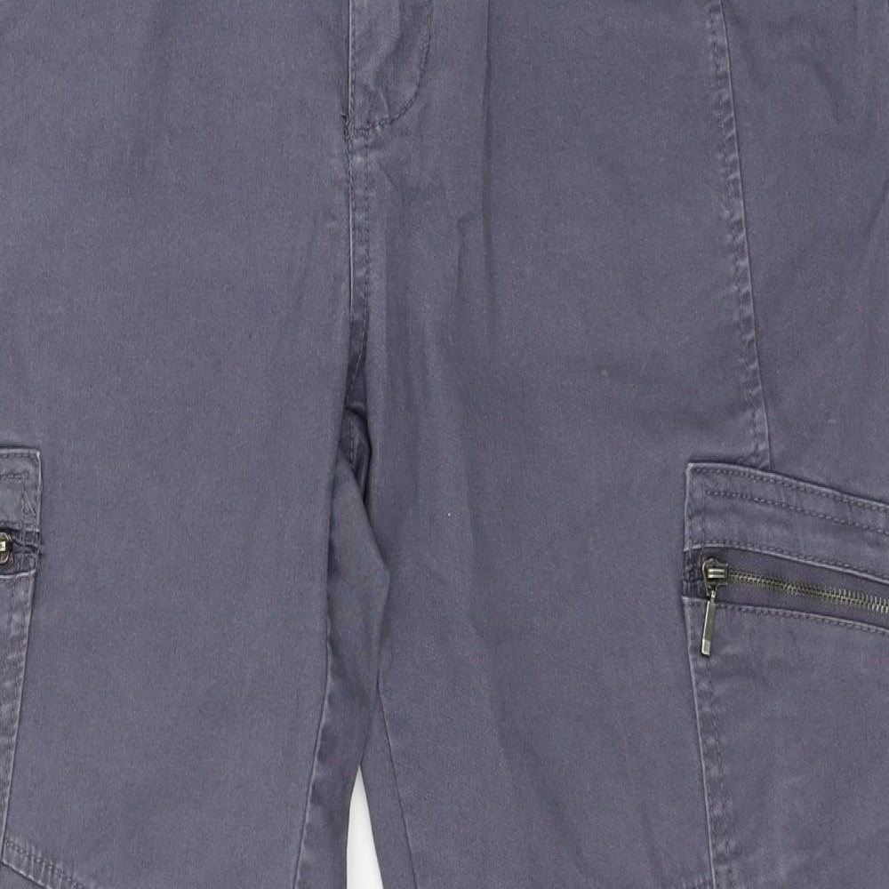 Now Womens Blue   Trousers  Size 14 L27 in