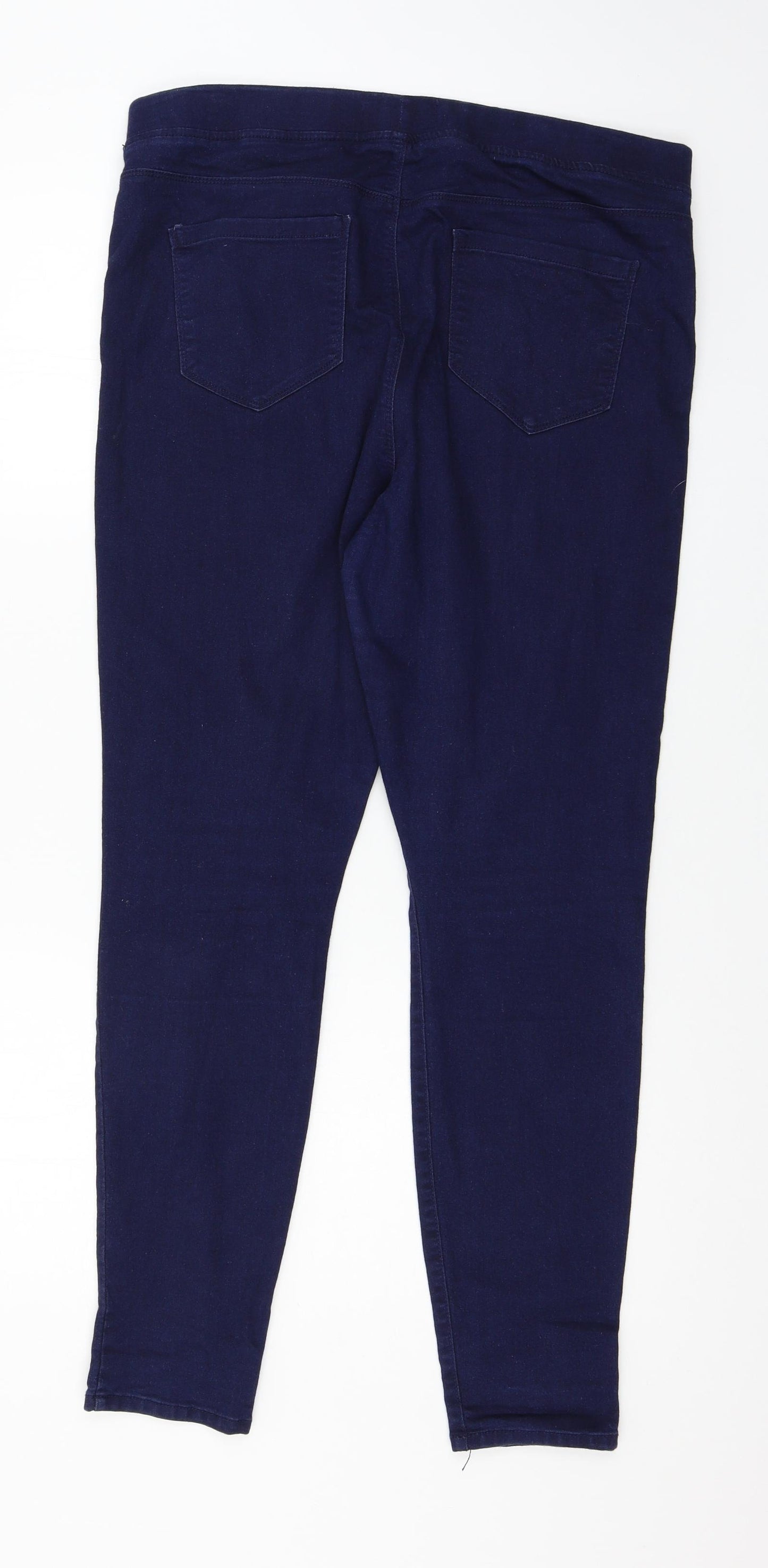PEP & CO Womens Blue  Denim Jegging Jeans Size 16 L28 in