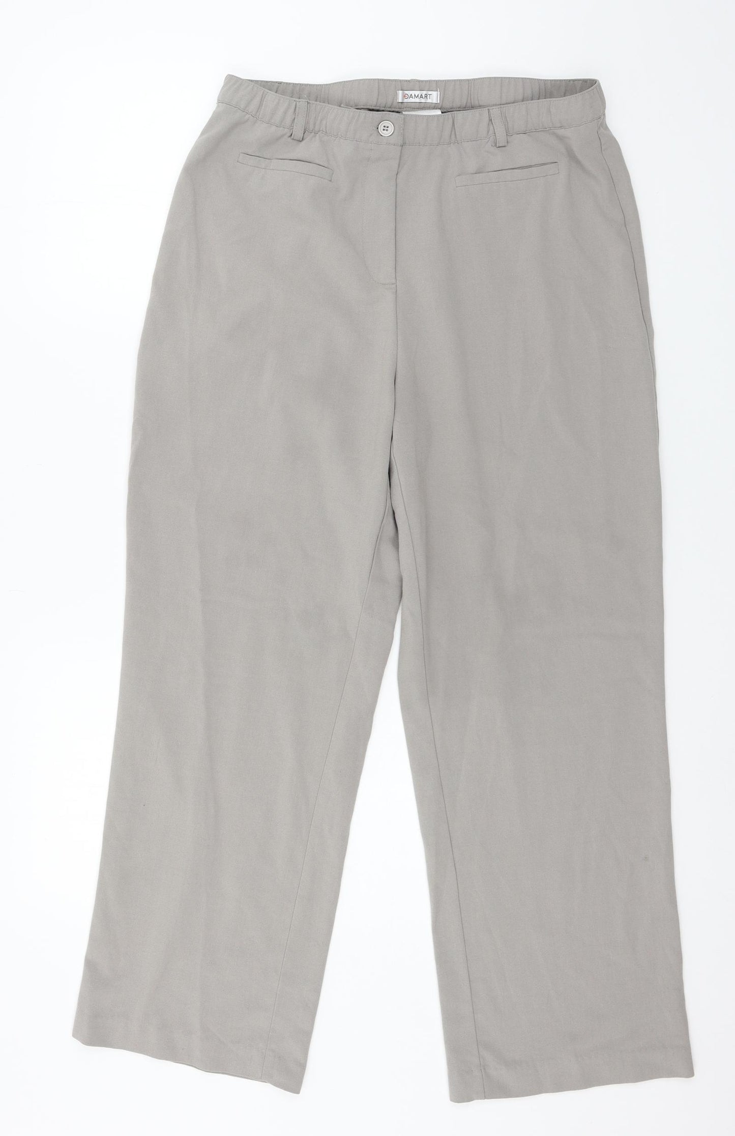 Damart Womens Grey   Trousers  Size 14 L26 in