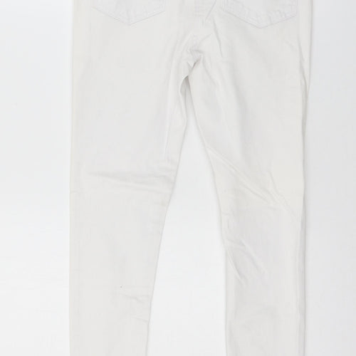 Parisian Womens White  Denim Skinny Jeans Size 10 L27 in