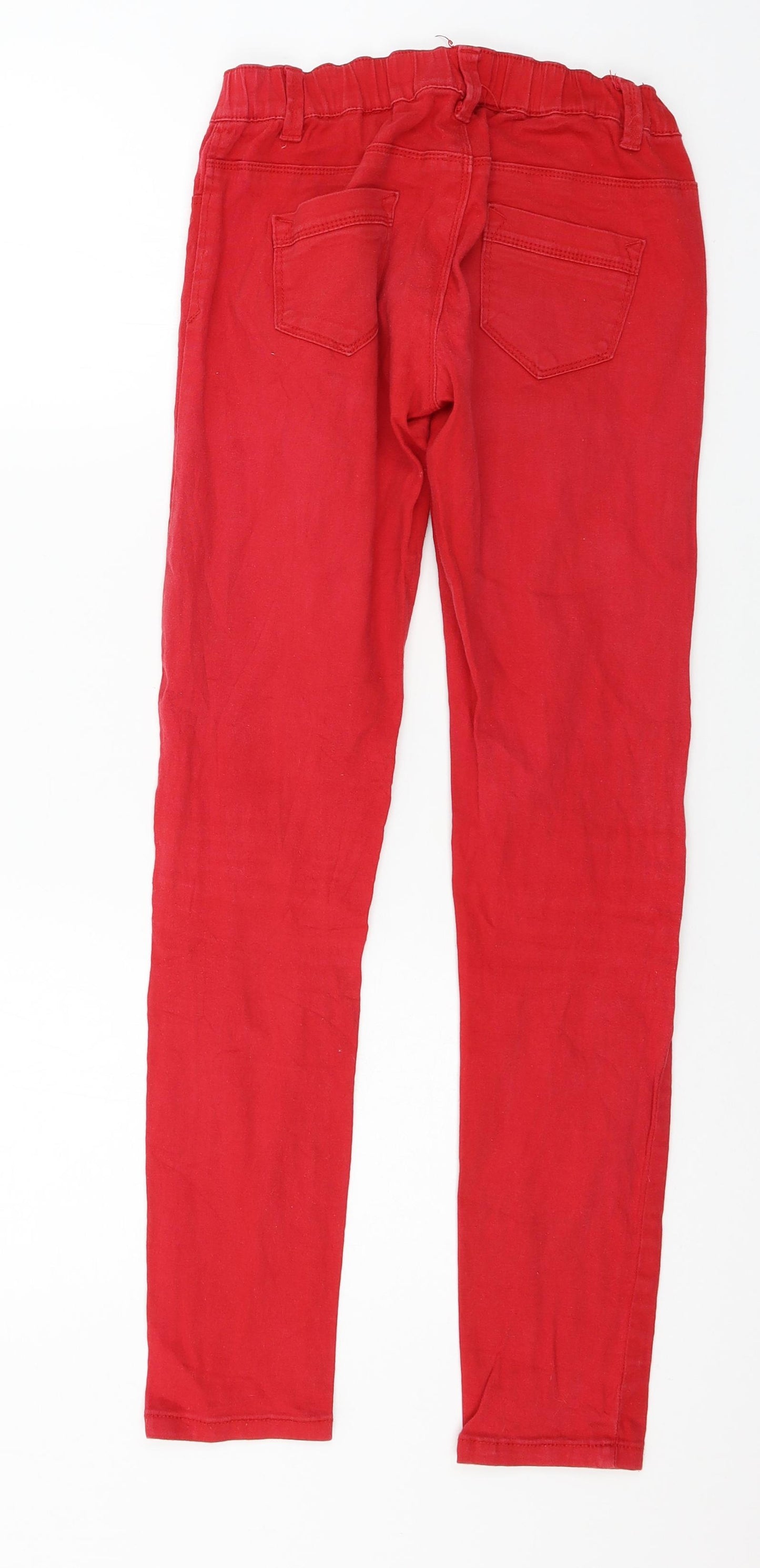Miss Romance Womens Red  Denim Jegging Jeans Size 28 in L28 in