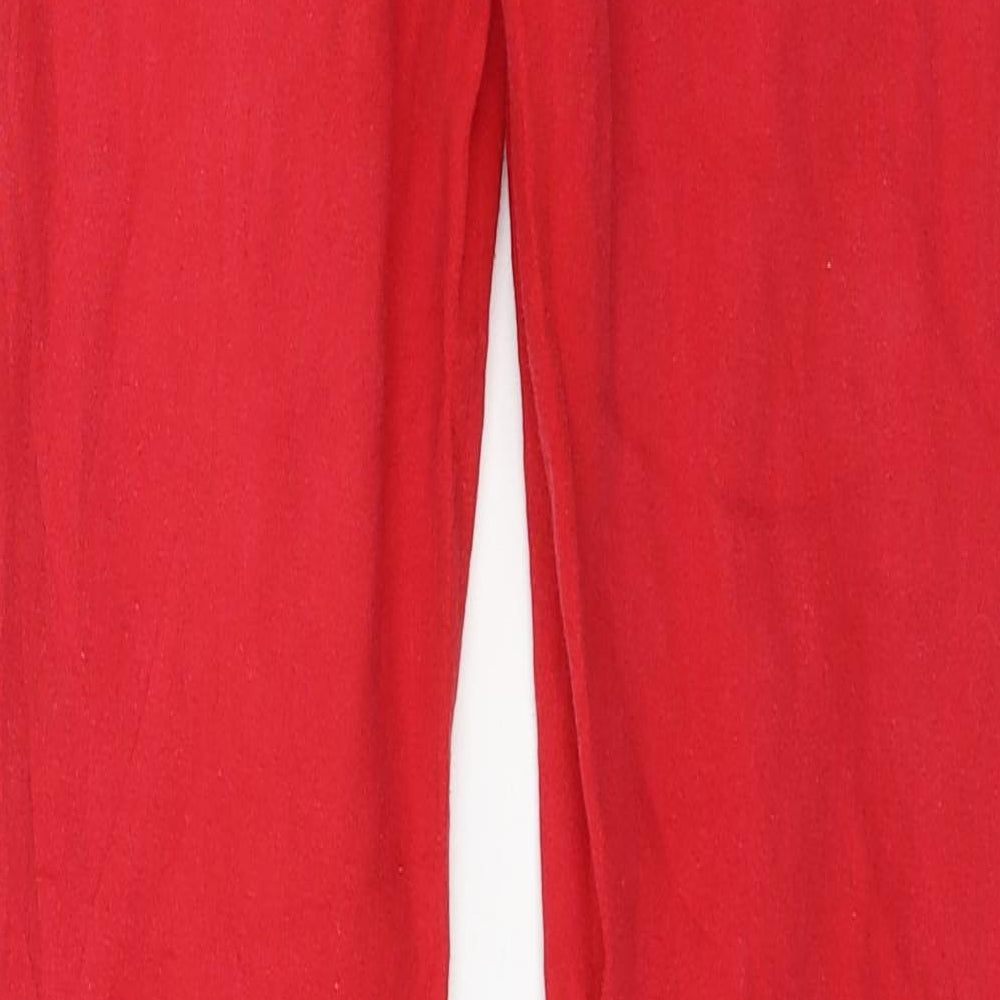 Miss Romance Womens Red  Denim Jegging Jeans Size 28 in L28 in