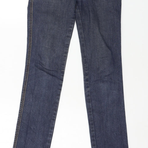 Miss Anna Womens Blue  Denim Skinny Jeans Size 6 L32 in