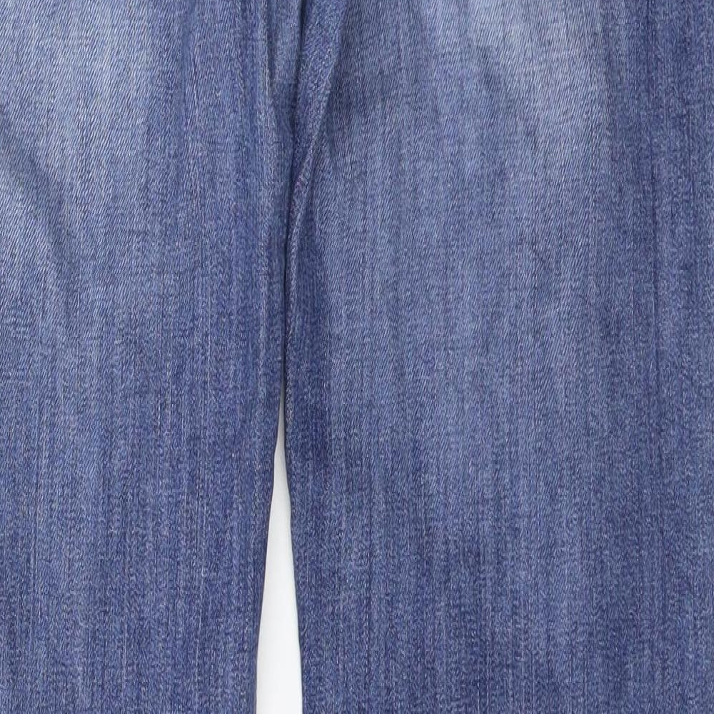 Mango Womens Blue  Denim Skinny Jeans Size 12 L29 in