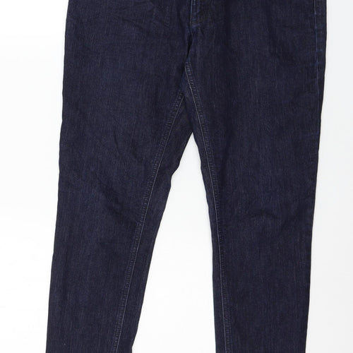 MORE & MORE Womens Blue  Denim Straight Jeans Size 14 L30 in