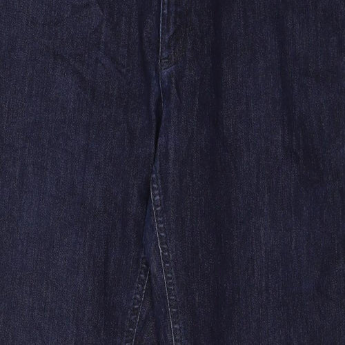 MORE & MORE Womens Blue  Denim Straight Jeans Size 14 L30 in