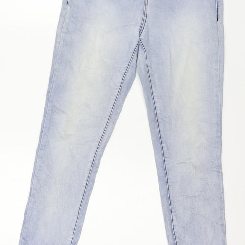 Pieces Womens Blue  Denim Jegging Jeans Size 28 in L27 in