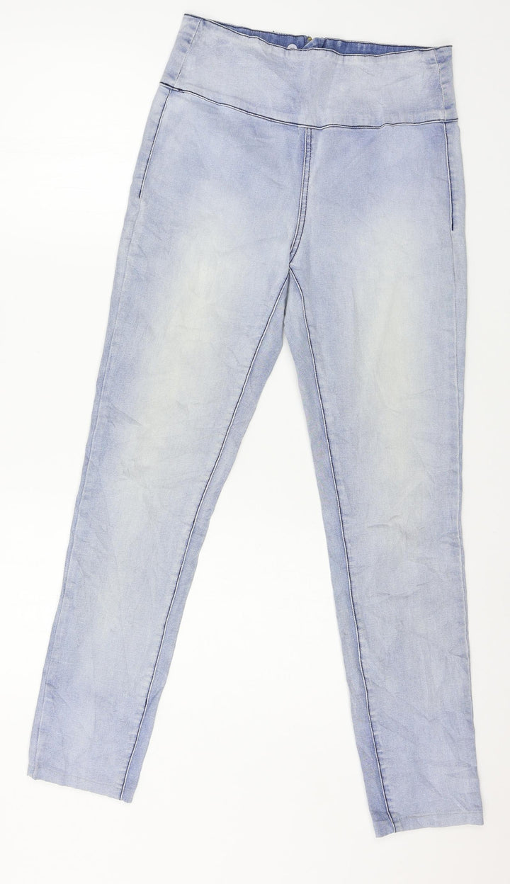 Pieces Womens Blue Denim Jegging Jeans Size 28 in L27 in