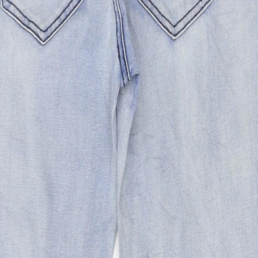 Pieces Womens Blue  Denim Jegging Jeans Size 28 in L27 in