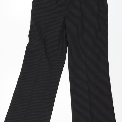 Preworn Womens Black   Trousers  Size 28 in L29 in