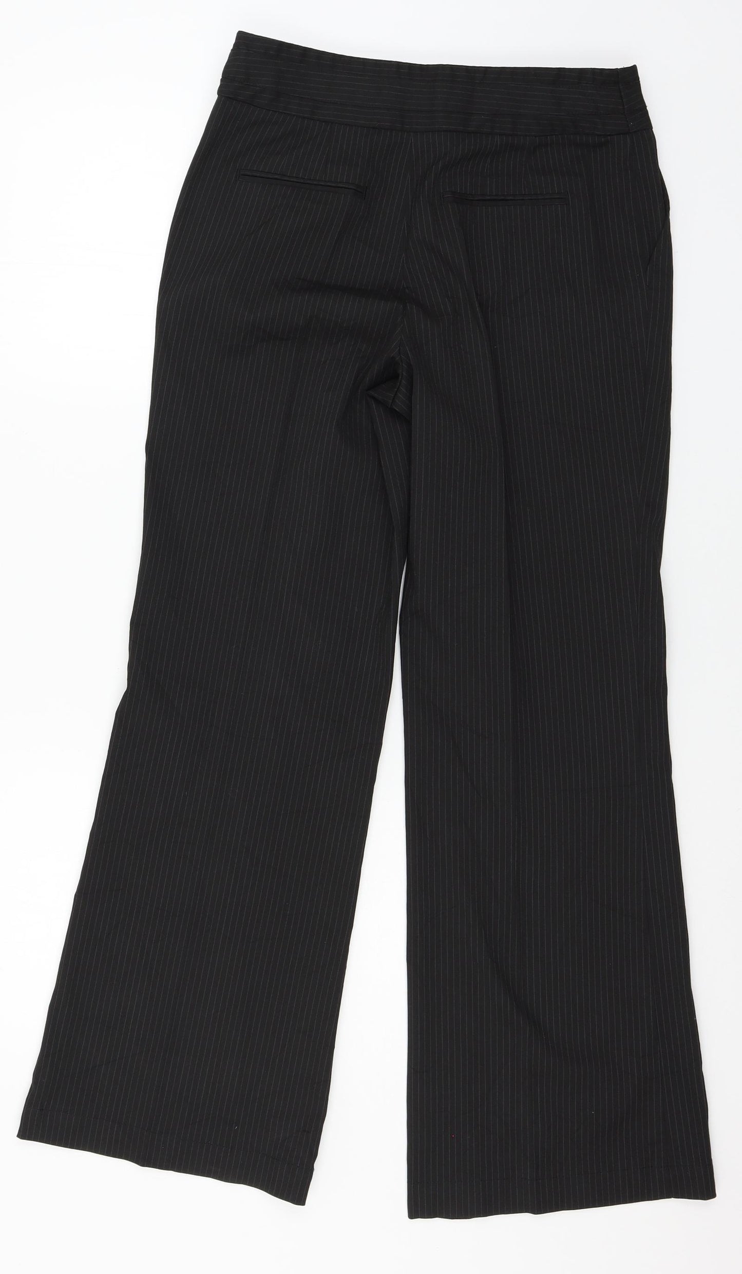 Preworn Womens Black   Trousers  Size 28 in L29 in
