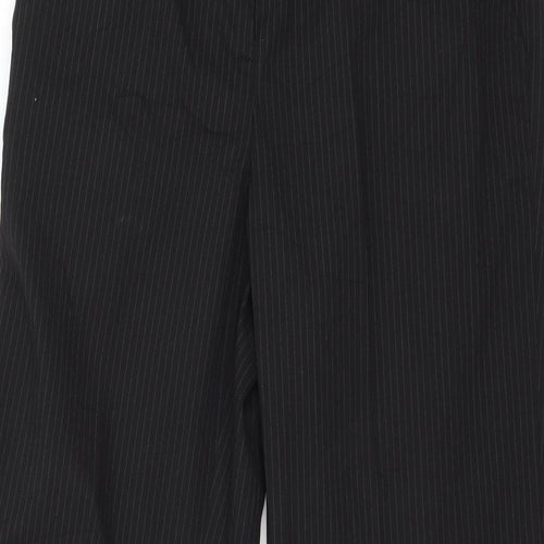 Preworn Womens Black   Trousers  Size 28 in L29 in