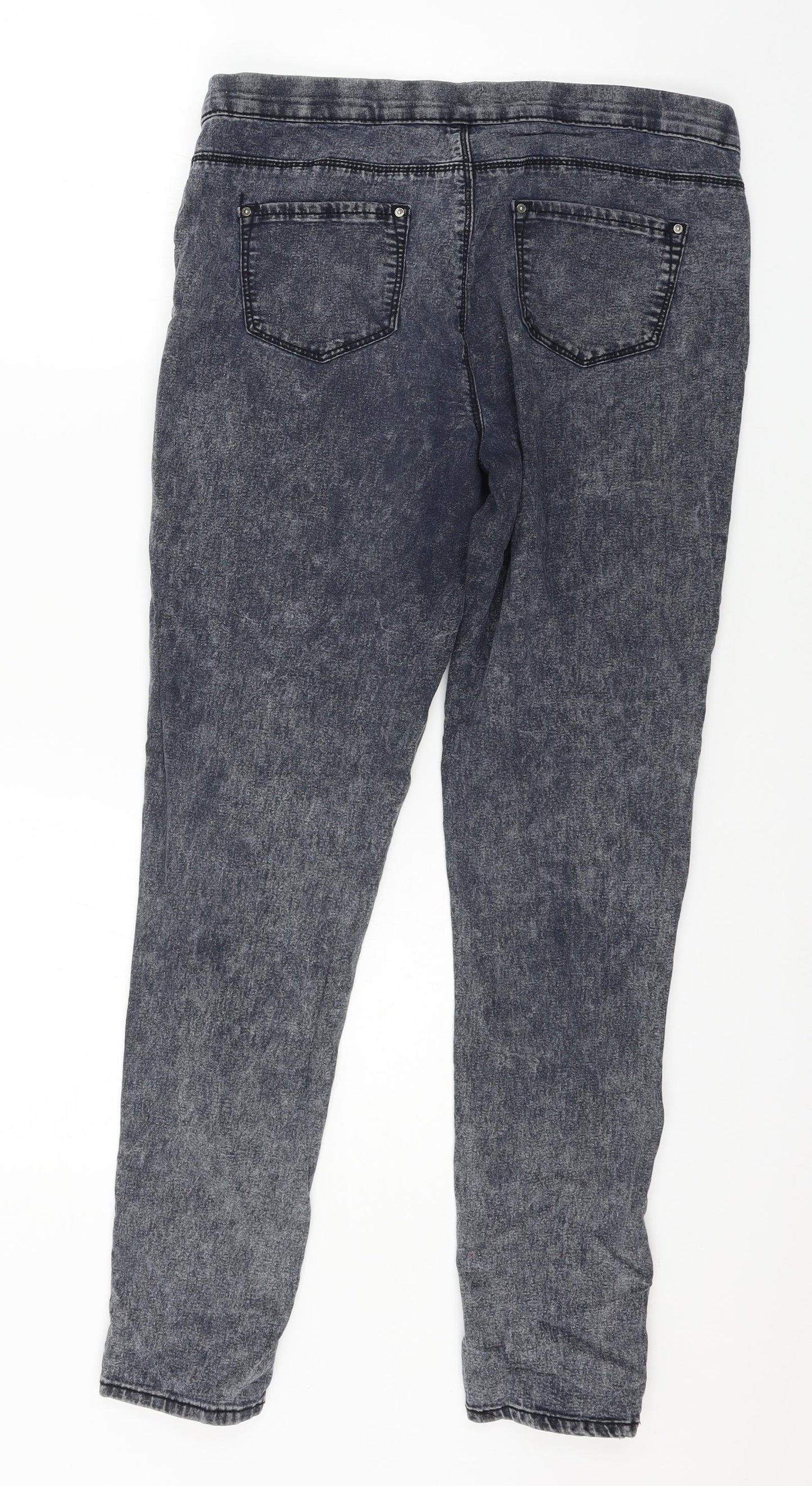 Denim & Co. Womens Blue  Denim Jegging Jeans Size 14 L28 in