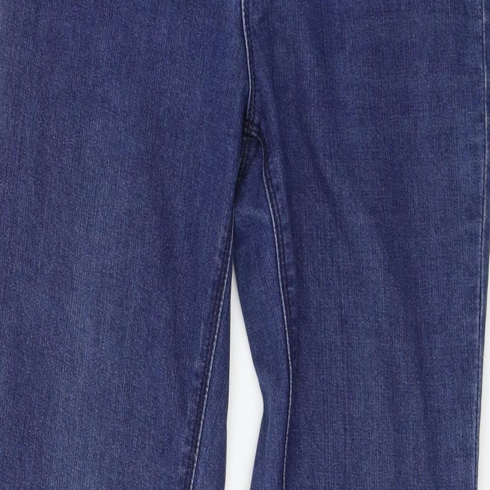 George Womens Blue  Denim Flared Jeans Size 8 L30 in