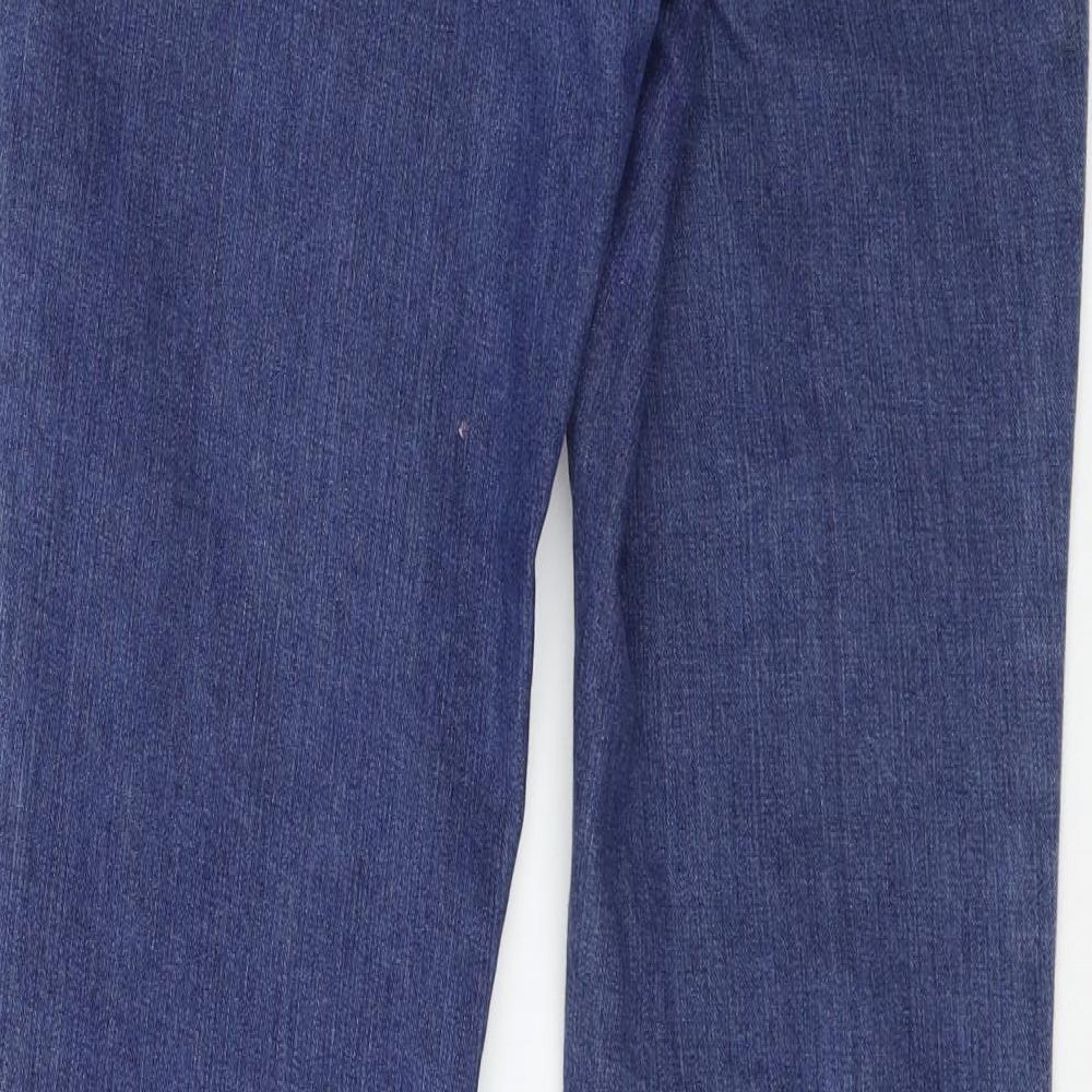 George Womens Blue  Denim Flared Jeans Size 8 L30 in