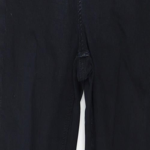Preworn Womens Black  Denim Skinny Jeans Size 28 in L32 in