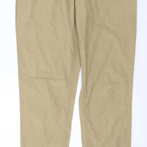 Dorothy Perkins Womens Brown   Trousers  Size 8 L30 in
