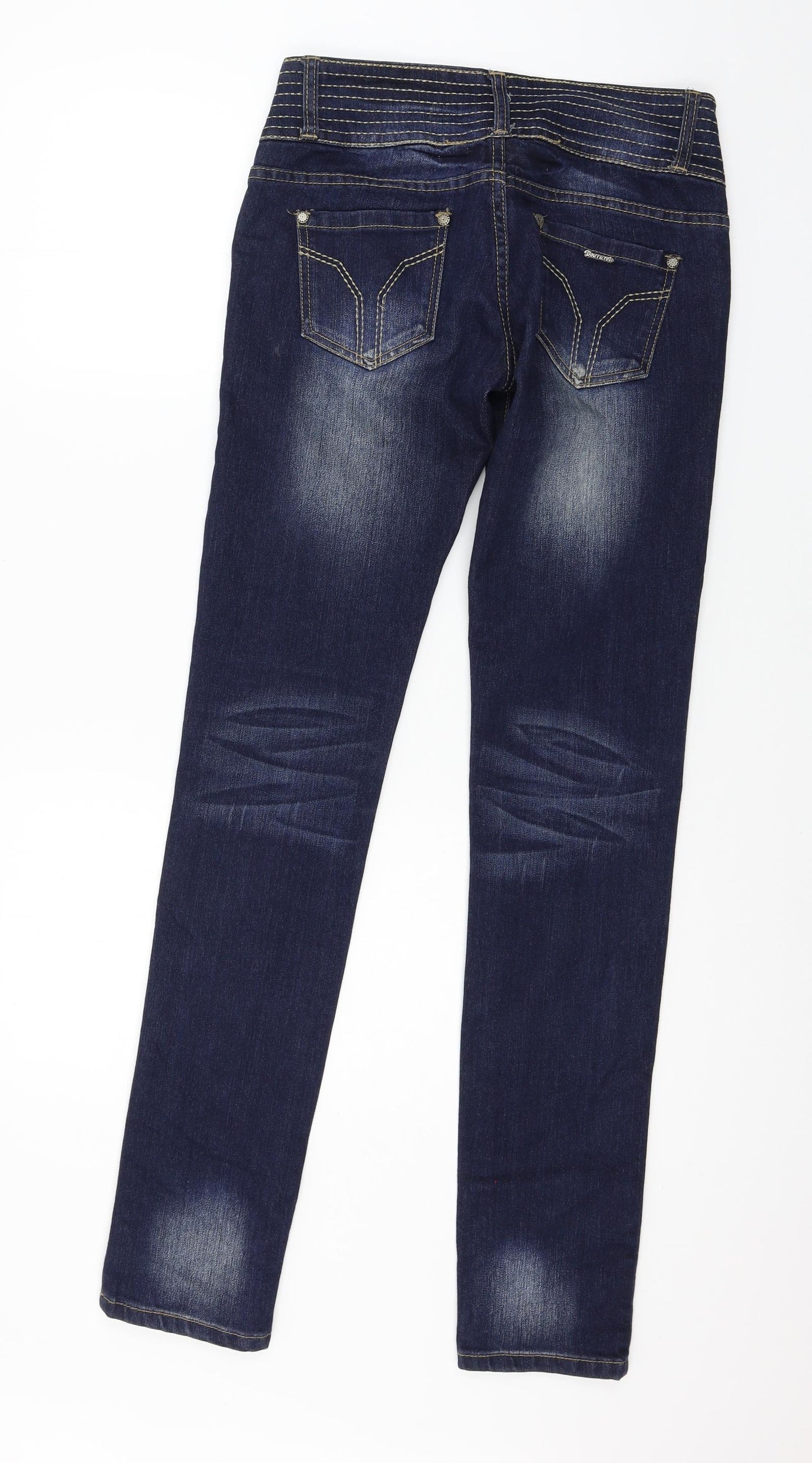Dolce & Rosa Womens Blue  Denim Bootcut Jeans Size 8 L32 in