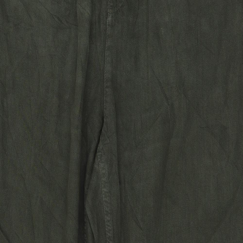 EDC Womens Green  Denim Trousers  Size 12 L29 in