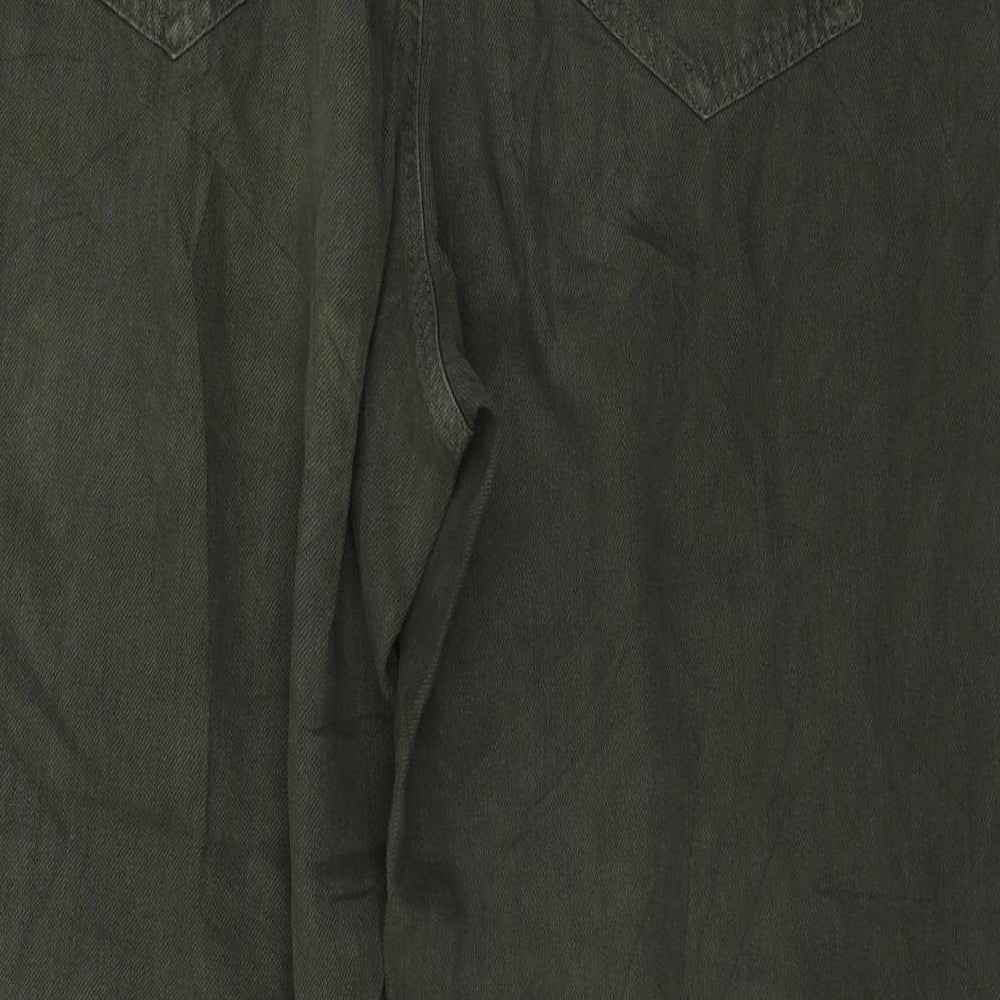 EDC Womens Green  Denim Trousers  Size 12 L29 in