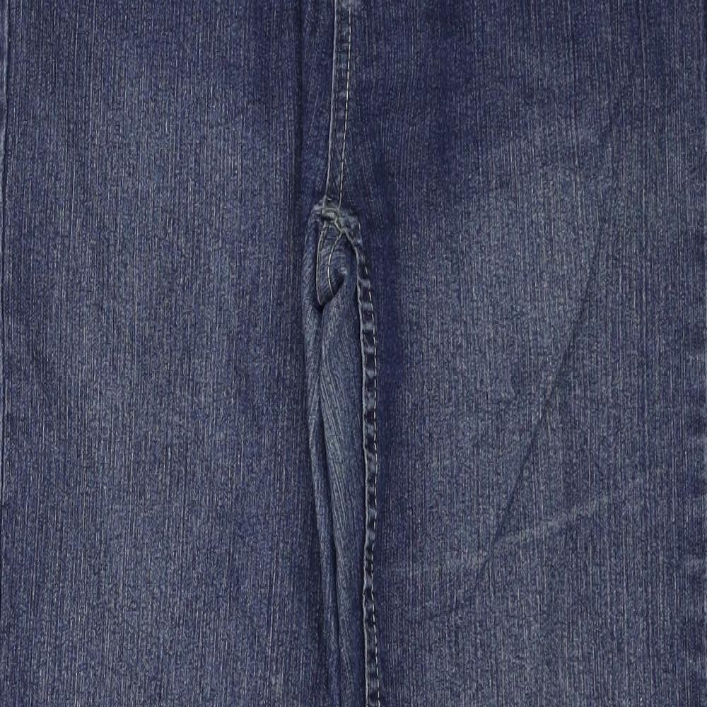 Infinity Womens Blue  Denim Straight Jeans Size 10 L31 in