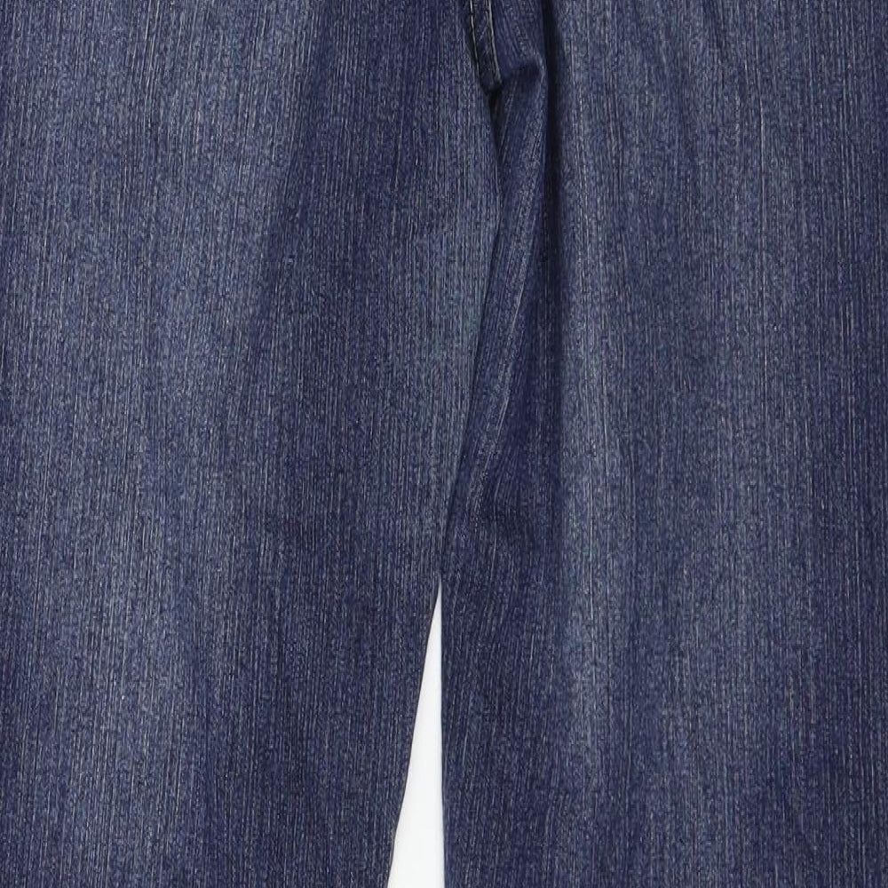 Infinity Womens Blue  Denim Straight Jeans Size 10 L31 in
