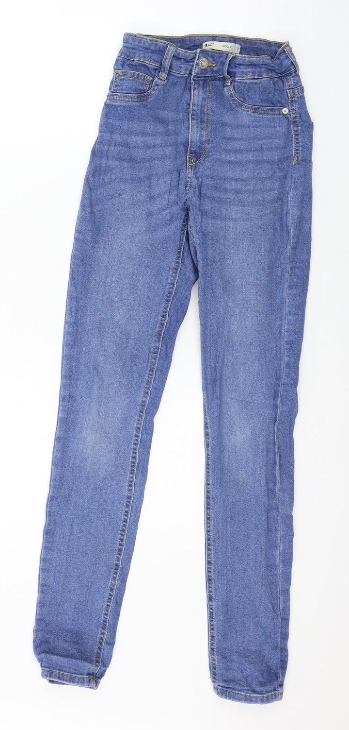 Perfect Jeans Womens Black Denim Skinny Jeans Size S L29 in