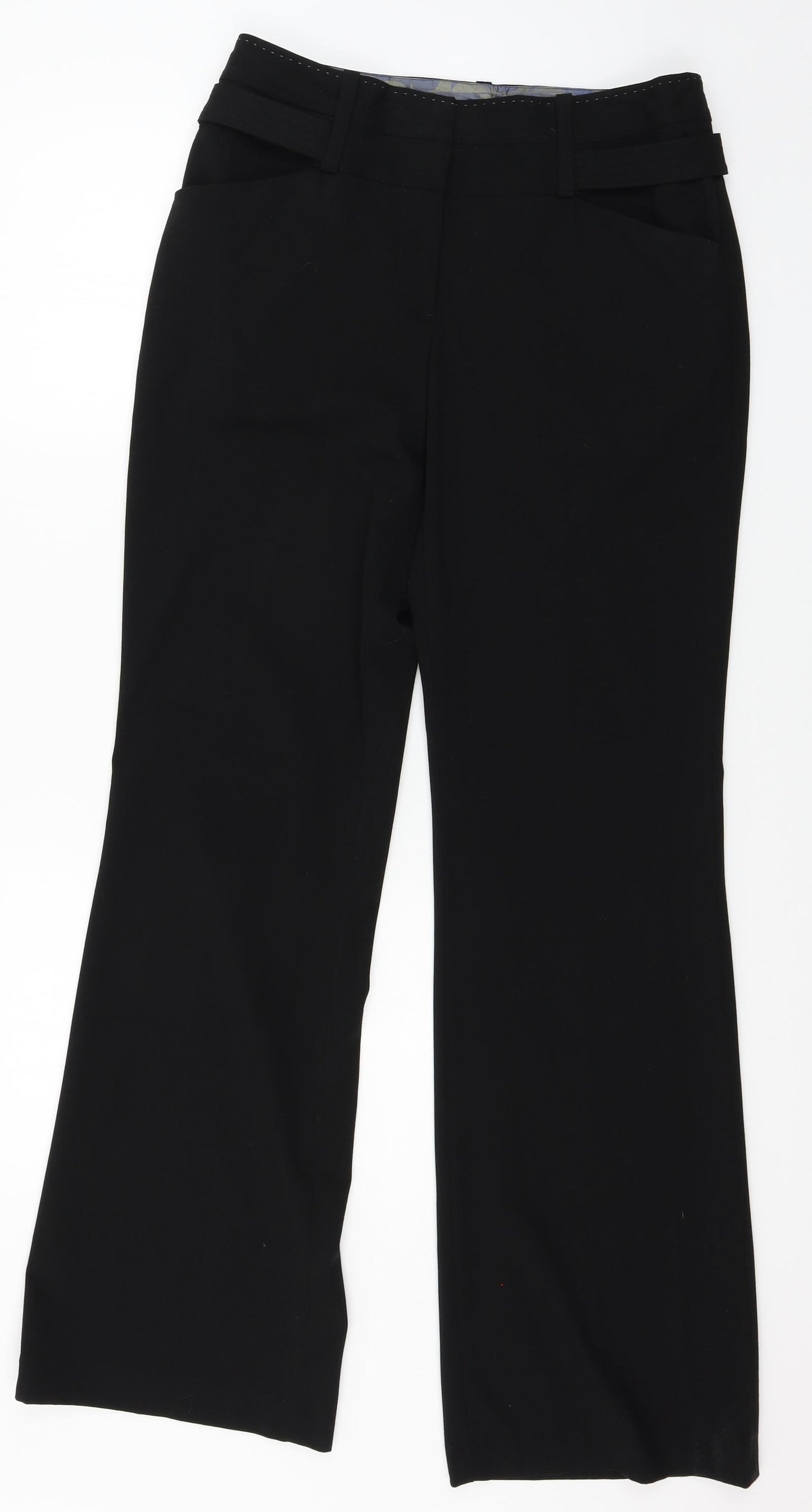 NEXT Womens Black   Trousers  Size 10 L31 in