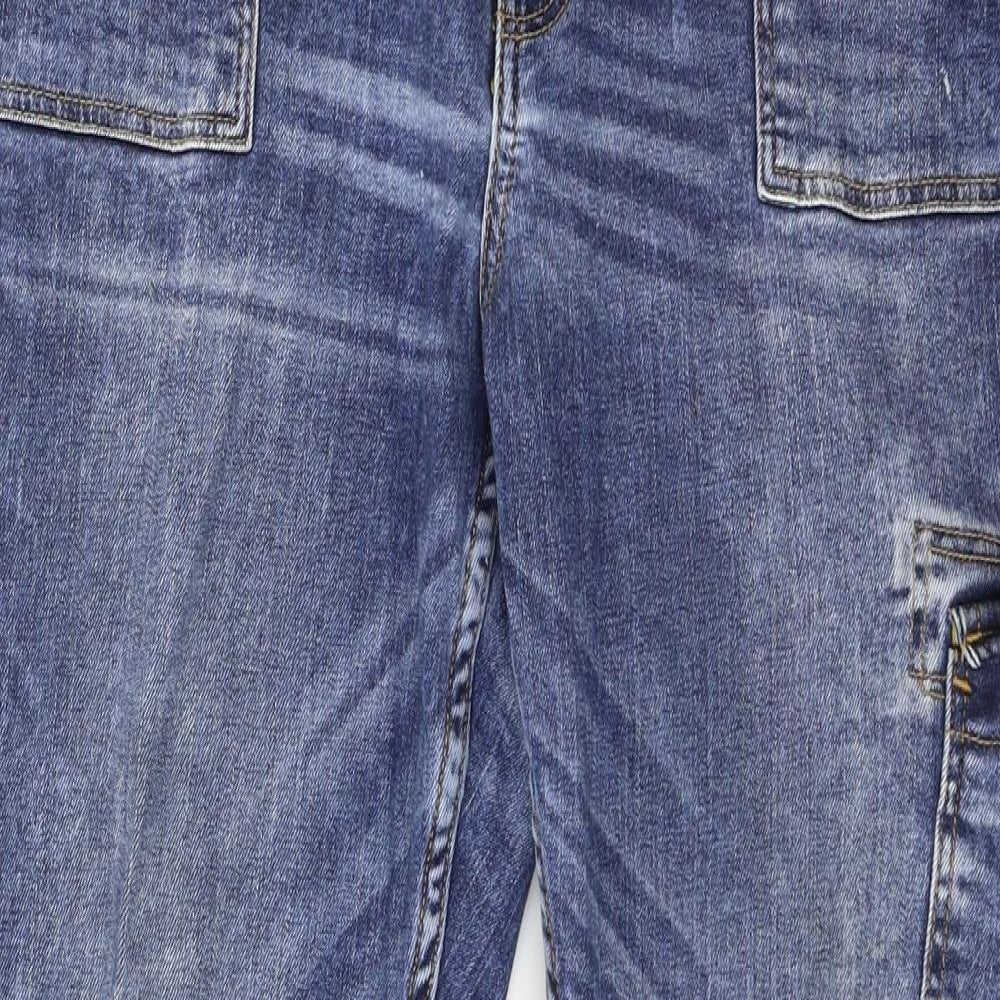 Denim & Co. Womens Blue  Denim Tapered Jeans Size 18 L29 in