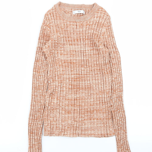 MNG Womens Orange   Basic T-Shirt Size S