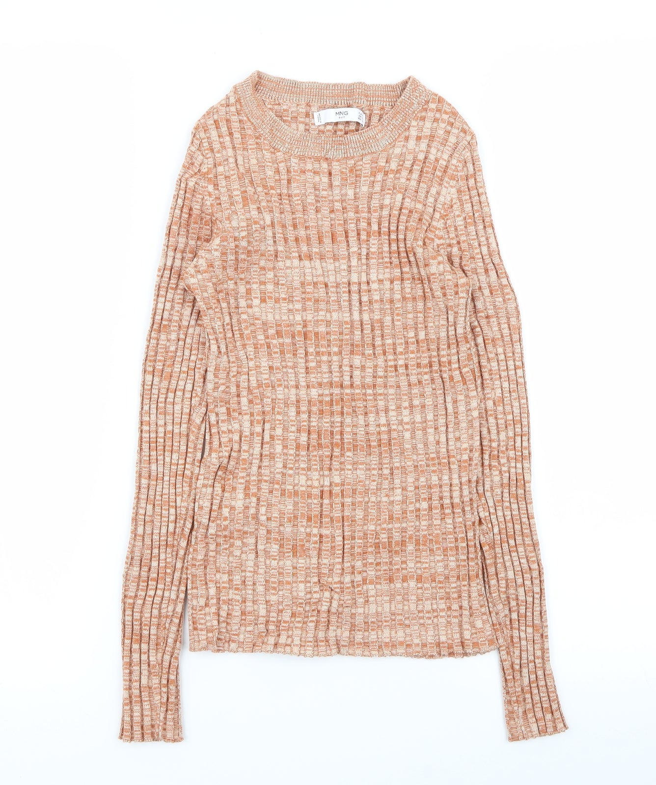 MNG Womens Orange   Basic T-Shirt Size S