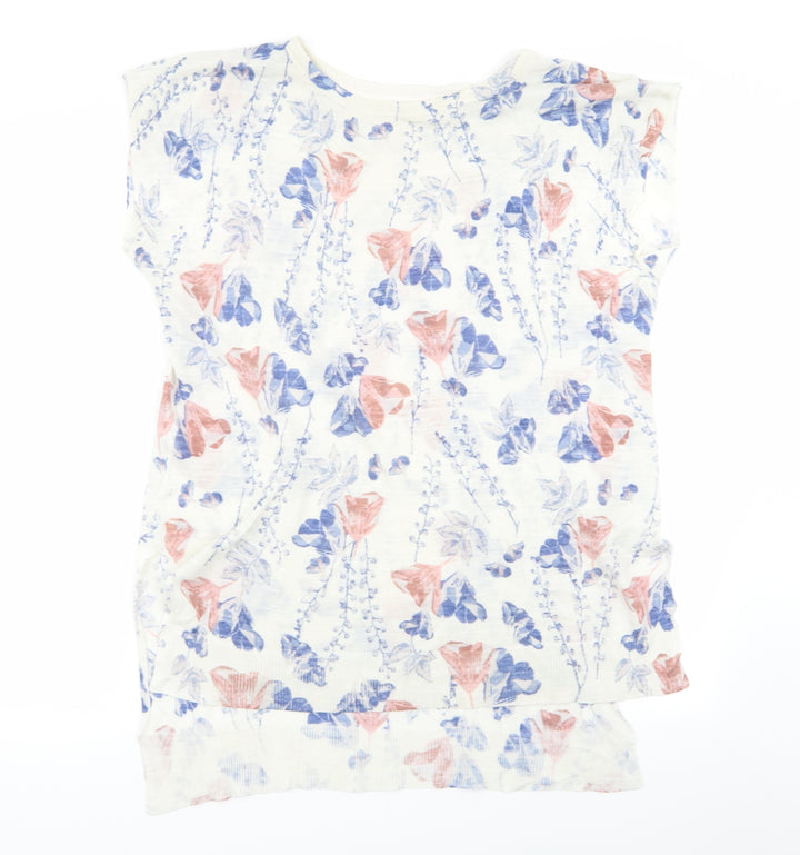 Per Una Womens Multicoloured Floral Pullover Jumper Size 14