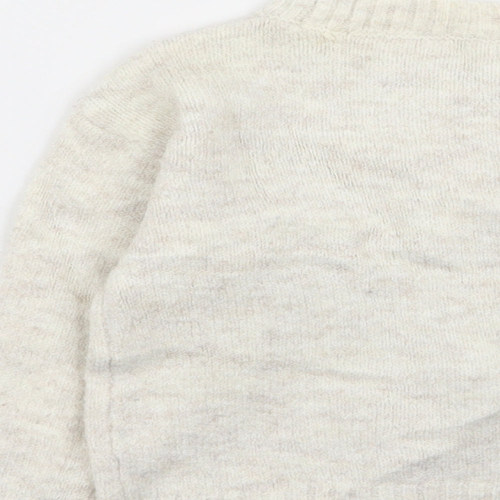 Nutmeg Girls Beige   Pullover Jumper Size 18-24 Months  - Christmas Jumper