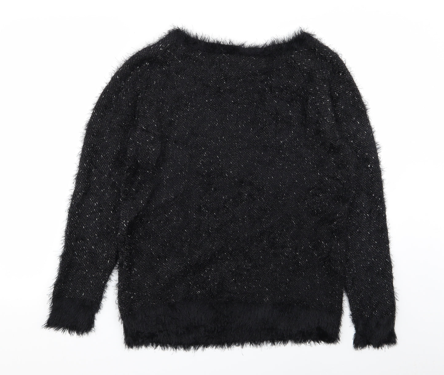 Klass Womens Black   Pullover Jumper Size L