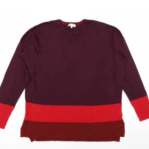 Warehouse Womens Multicoloured   Pullover Jumper Size 12