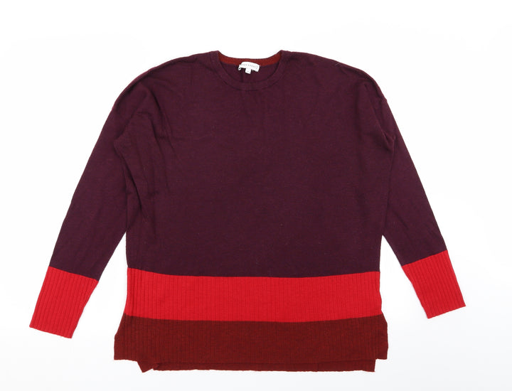 Warehouse Womens Multicoloured Pullover Jumper Size 12