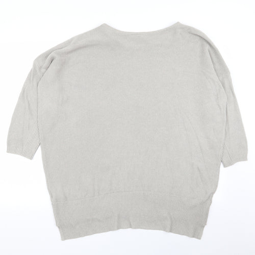 warehose Womens Grey   Pullover Jumper Size L