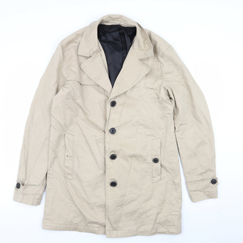 Selected Homme Womens Beige   Overcoat Coat Size M