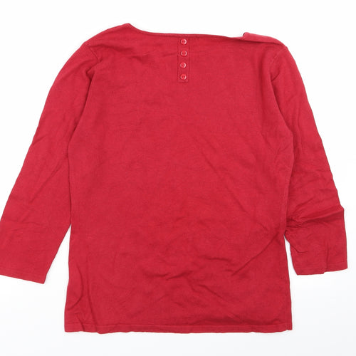 NEXT Womens Red   Pullover Jumper Size 10